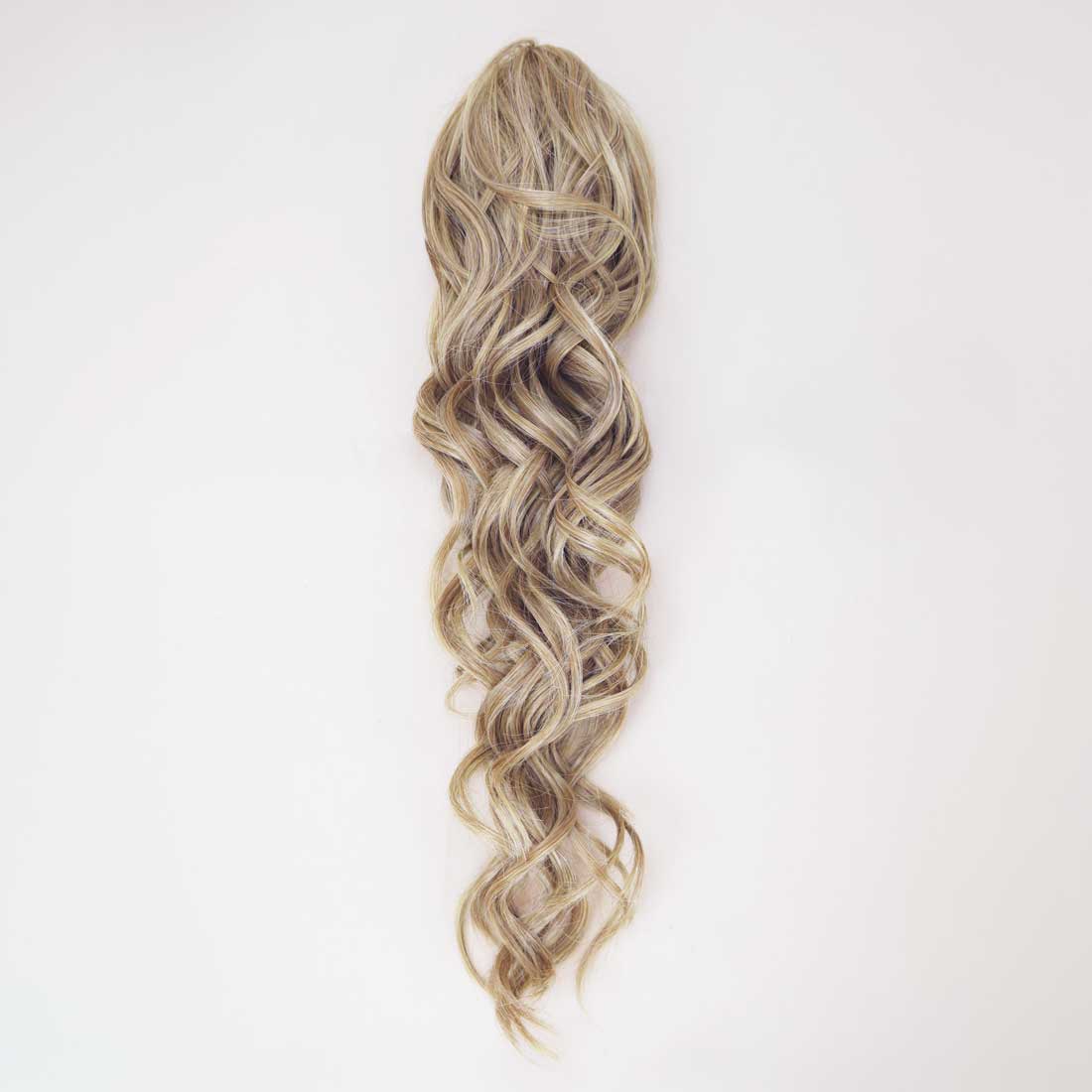 Tropical hestehale extension 50 cm med klemme - Pearlblonde Mix
