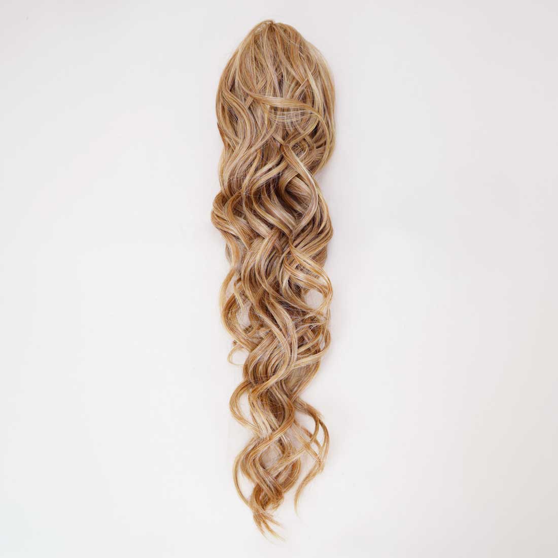 Tropical hestehale extension 50 cm med klemme - Sahara Beige Mix