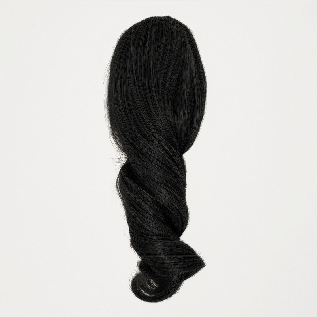 Frizzante hestehale extension med klemme - Black