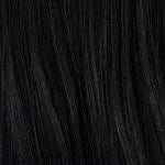 Frizzante hestehale extension med klemme - Black