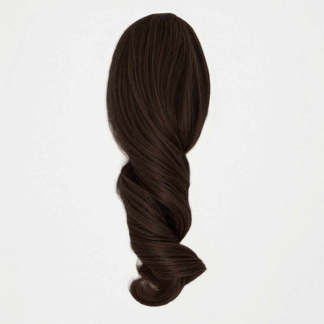 Frizzante hestehale extension med klemme - Darkchocolate Mix