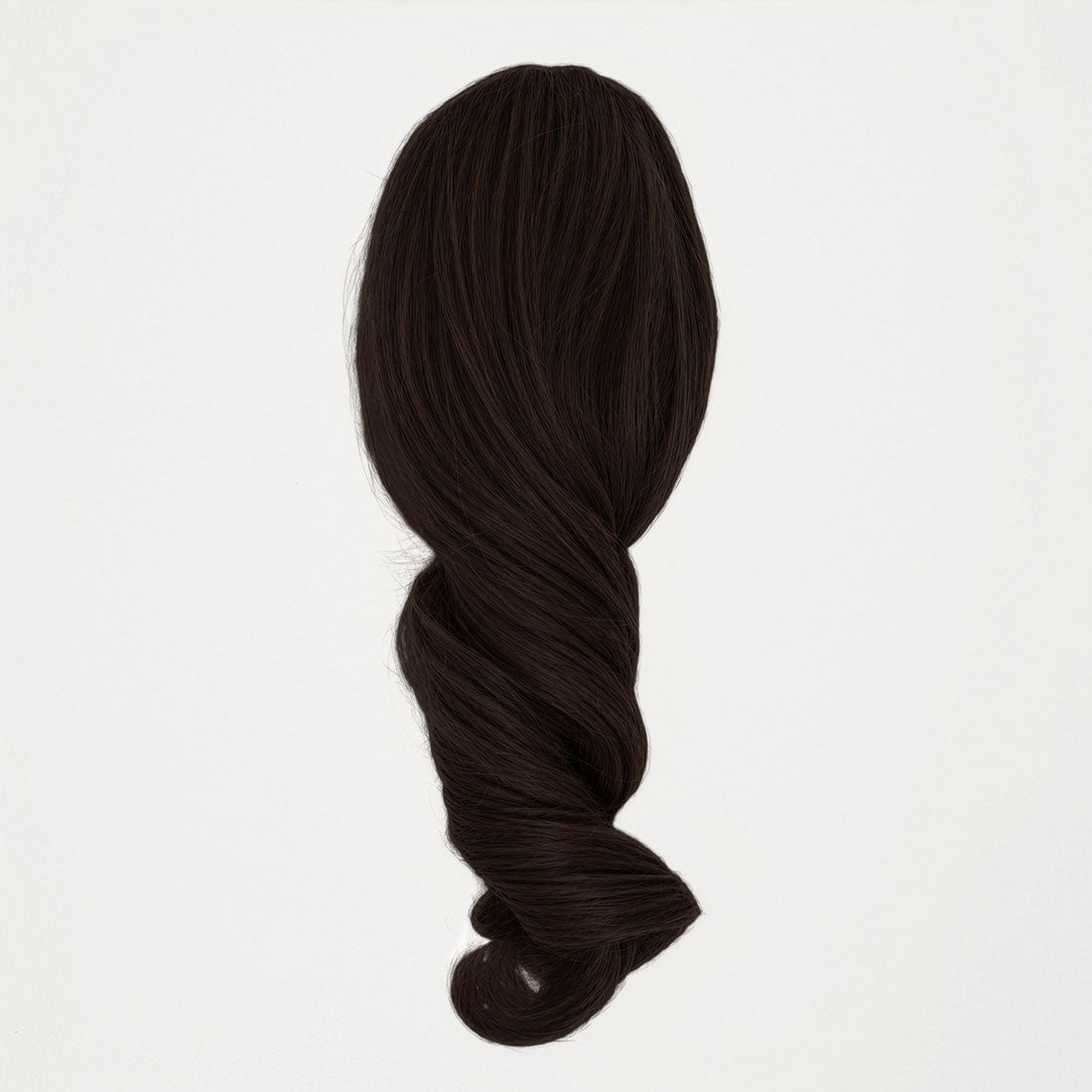Frizzante hestehale extension med klemme - Espresso Mix