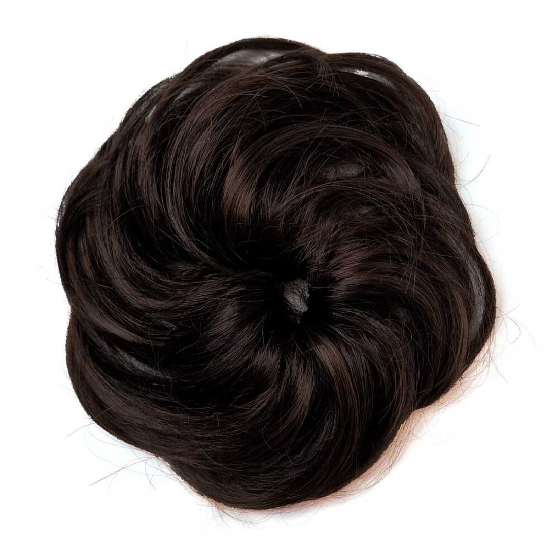 Hårelastik med hår - Espresso Mix