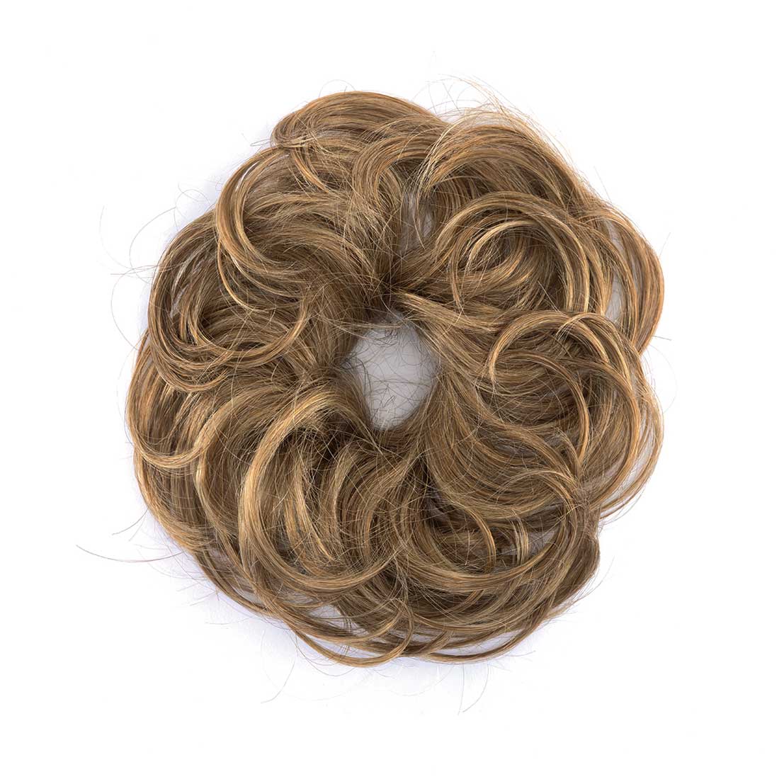 Hårelastik med hår i Ginger Blond Mix