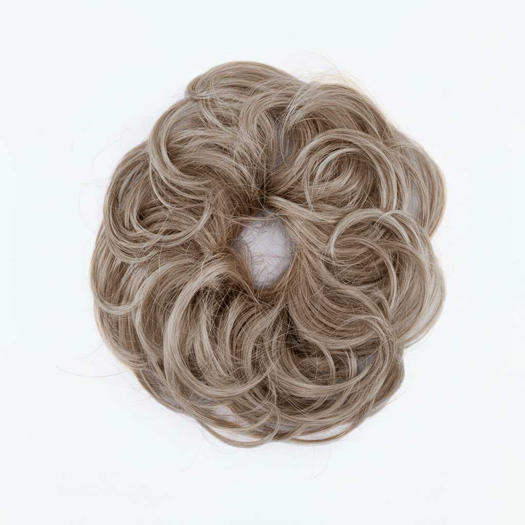 Hårelastik med hår - Pearl Mix