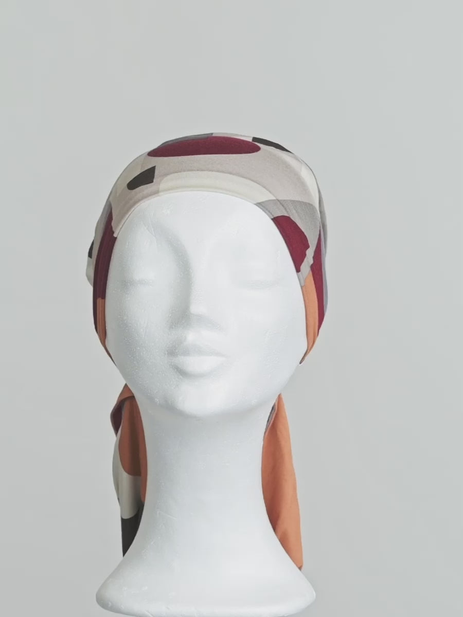 Shakti turban er feminin med let fylde