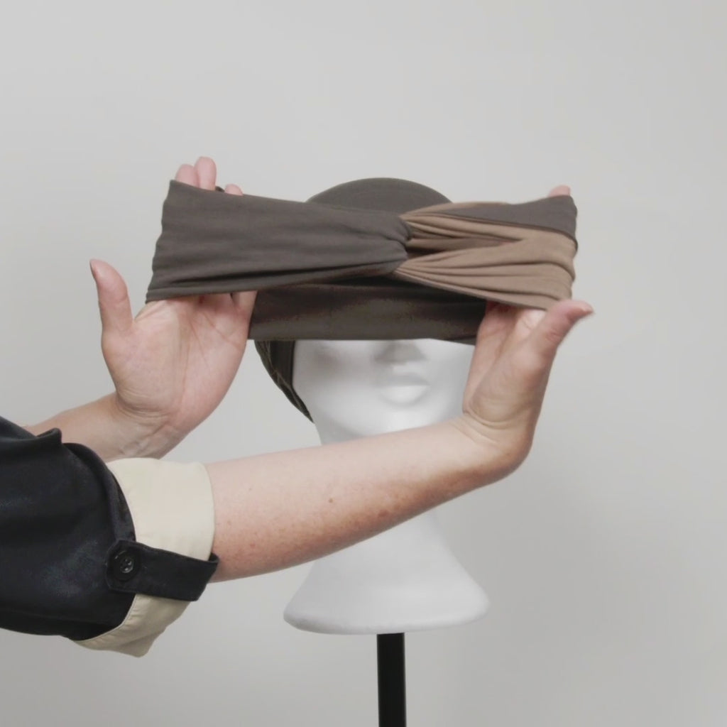 Ella Turban, Black Brown - Express