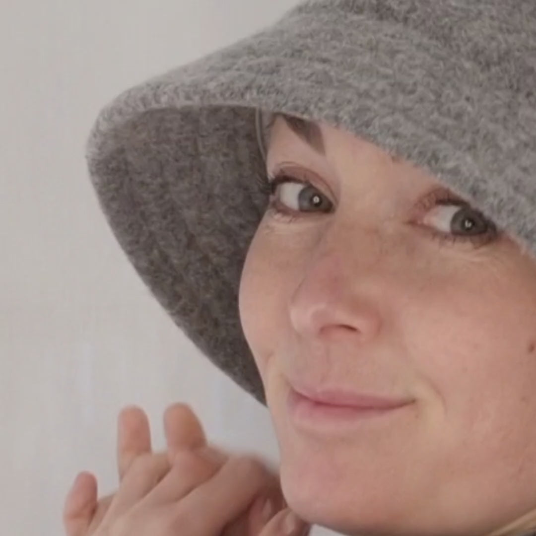 HocAurelia Hat, Wooly Grey