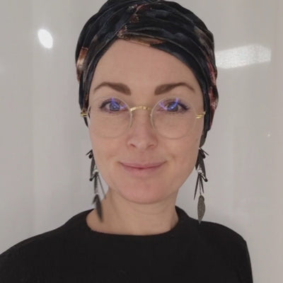 HocPearl Turban, Flowery Twilight