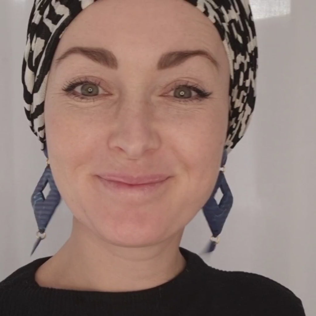 HocAvalon Turban, Zebra Glam