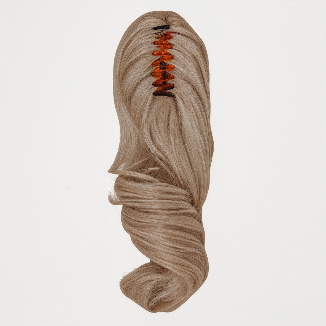 Frizzante hestehale extension med klemme - Sandyblonde Mix