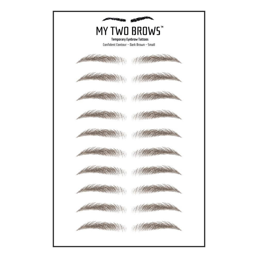 Confident Contour My Two Brows Øjenbrynstatoveringer