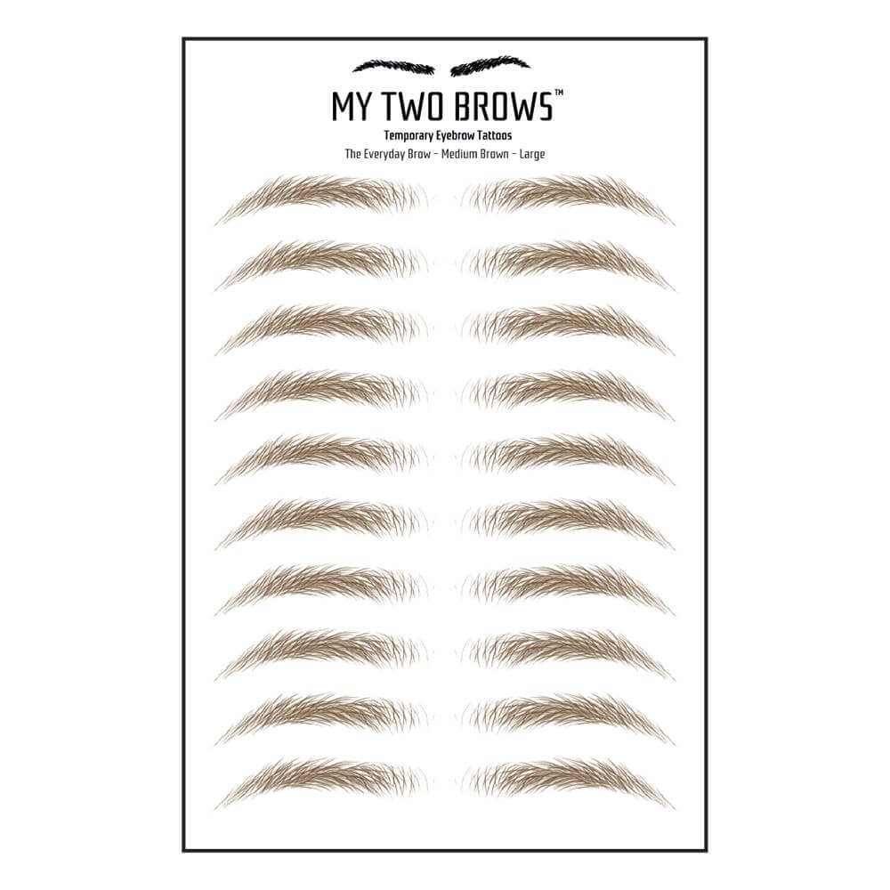Confident Contour My Two Brows Øjenbrynstatoveringer